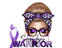 Awareness Warriors PNG Digital Images (Caucasian, Latino, etc.) - Digital Download