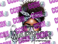 Awareness Warriors PNG Digital Images (African American) - Digital Download