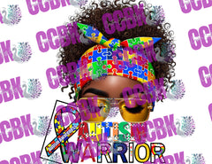 Awareness Warriors PNG Digital Images (African American) - Digital Download