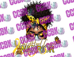 Awareness Warriors PNG Digital Images (African American) - Digital Download