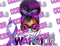 Awareness Warriors PNG Digital Images (African American) - Digital Download