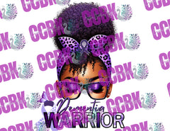 Awareness Warriors PNG Digital Images (African American) - Digital Download