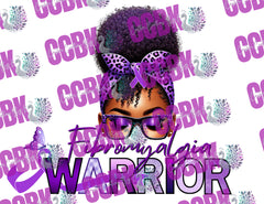 Awareness Warriors PNG Digital Images (African American) - Digital Download