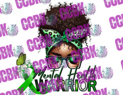 Awareness Warriors PNG Digital Images (African American) - Digital Download