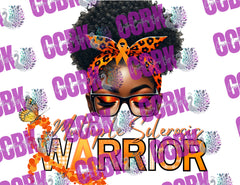 Awareness Warriors PNG Digital Images (African American) - Digital Download