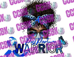 Awareness Warriors PNG Digital Images (African American) - Digital Download