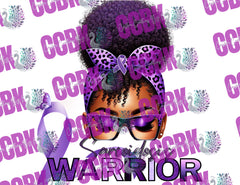 Awareness Warriors PNG Digital Images (African American) - Digital Download