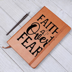 Faith Over Fear Journal Book