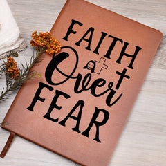 Faith Over Fear Journal Book