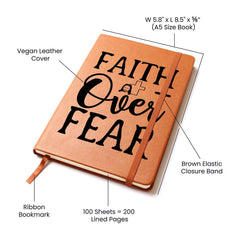 Faith Over Fear Journal Book