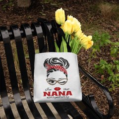 Messy Bun "I am that Nana" Tote Bag