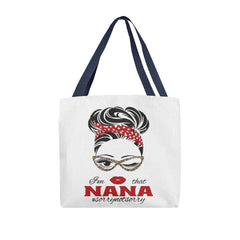 Messy Bun "I am that Nana" Tote Bag