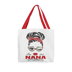 Messy Bun "I am that Nana" Tote Bag