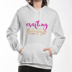 Crafting Is My Therapy - Hoodie