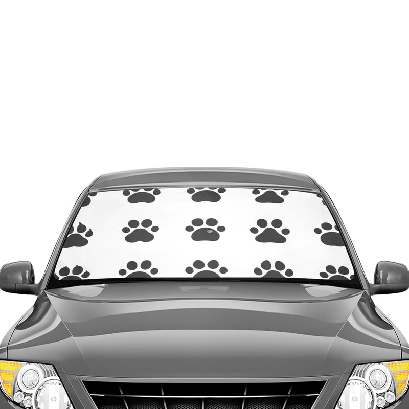 PAW Print Car Visor Car Sun Shade Umbrella 58