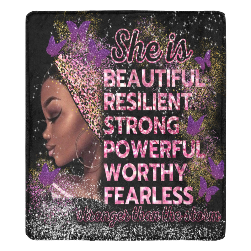 She is...Blanket Ultra-Soft Micro Fleece Blanket 70''x80''