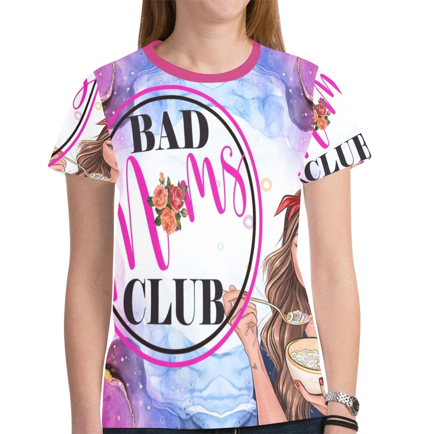 Customize An All Over Ladies T-shirt